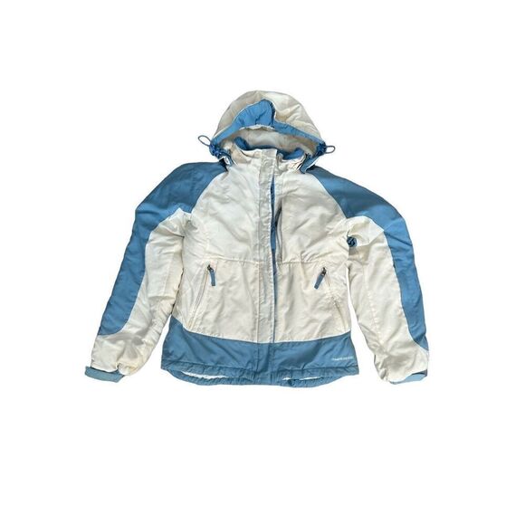 vintage y2k american eagle puffer winter snow ski jacket women’s size medium - Picture 1 of 16